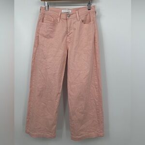 Flying Monkey Crop Cotton Tencel Jeans Women’s NWOT Size 26 Peach